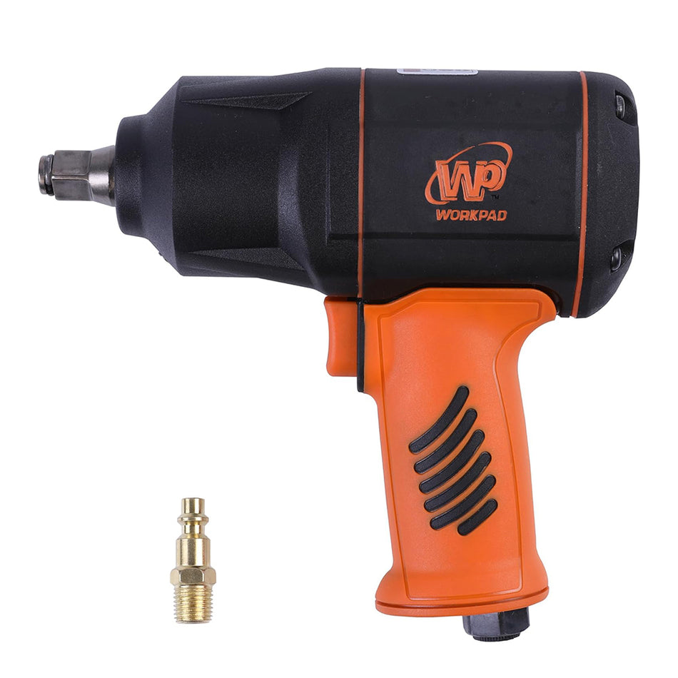 WORKPAD 1/2-Inch Composite Air Impact Wrench with Twin Hammers, Pneumatic Tools